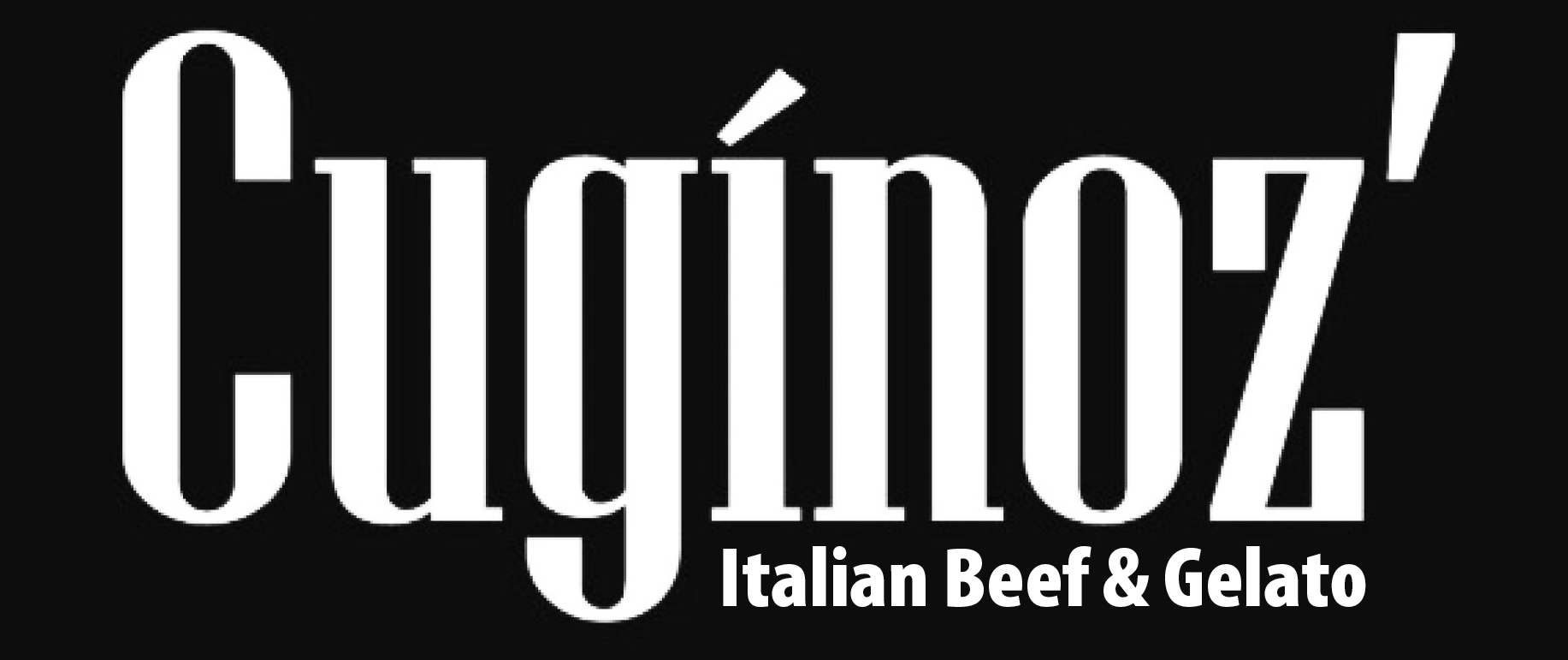 Cuginoz Italian Beef & Gelato bw